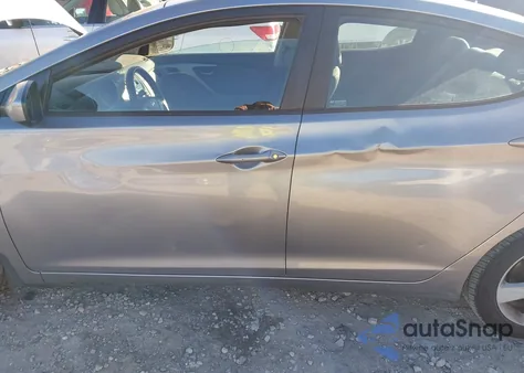 2013 Hyundai Elantra Gls/Limited из США, поврежденный, VIN KMHDH4AE7DU662566